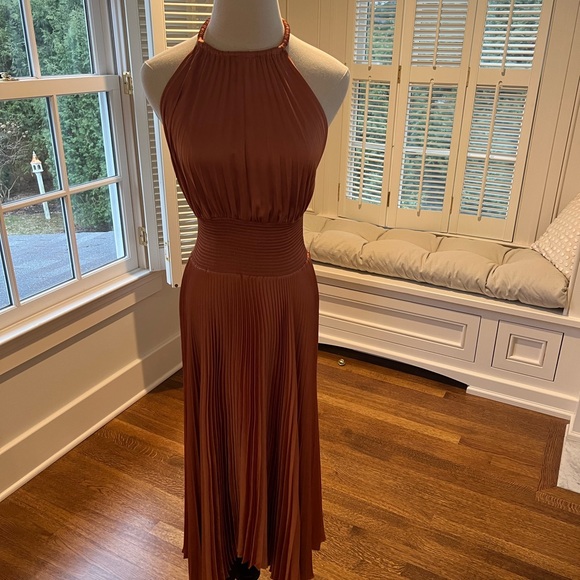 A.L.C. Dresses & Skirts - A.L.C. Rust High Low Halter Dress